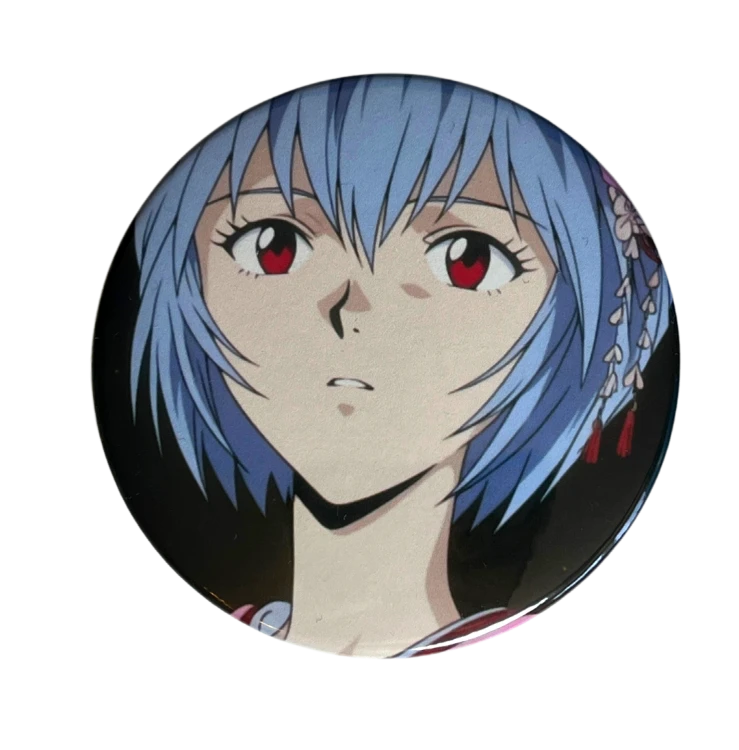 Przypinka button badzik badge ReiAyanami Neon Genesis Evangelion ver.3 58mm