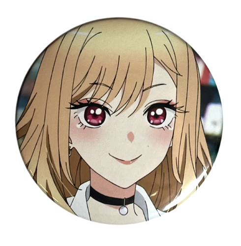 Przypinka button badzik badge Marin Kitagawa My Dress-up Darling ver.2 58mm