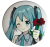 Przypinka button badzik badge Hatsune Miku Vocaloid ver.1 58mm