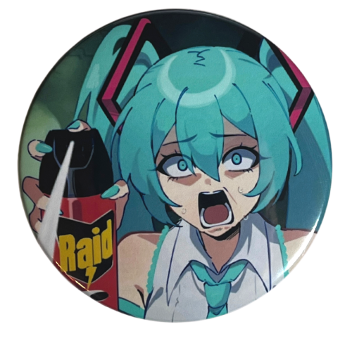 Przypinka button badzik badge Hatsune Miku Vocaloid ver.2 58mm