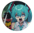 Przypinka button badzik badge Hatsune Miku Vocaloid ver.2 58mm