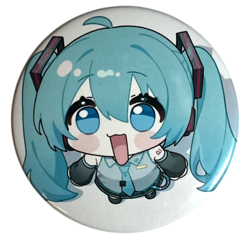 Przypinka button badzik badge Hatsune Miku Vocaloid ver.3 58mm