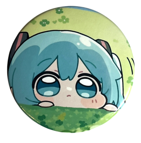 Przypinka button badzik badge Hatsune Miku Vocaloid ver.5 58mm