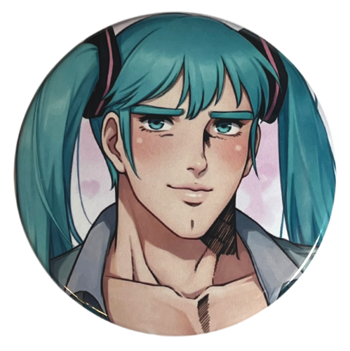 Przypinka button badzik badge Hatsune Miku Vocaloid ver.6 58mm