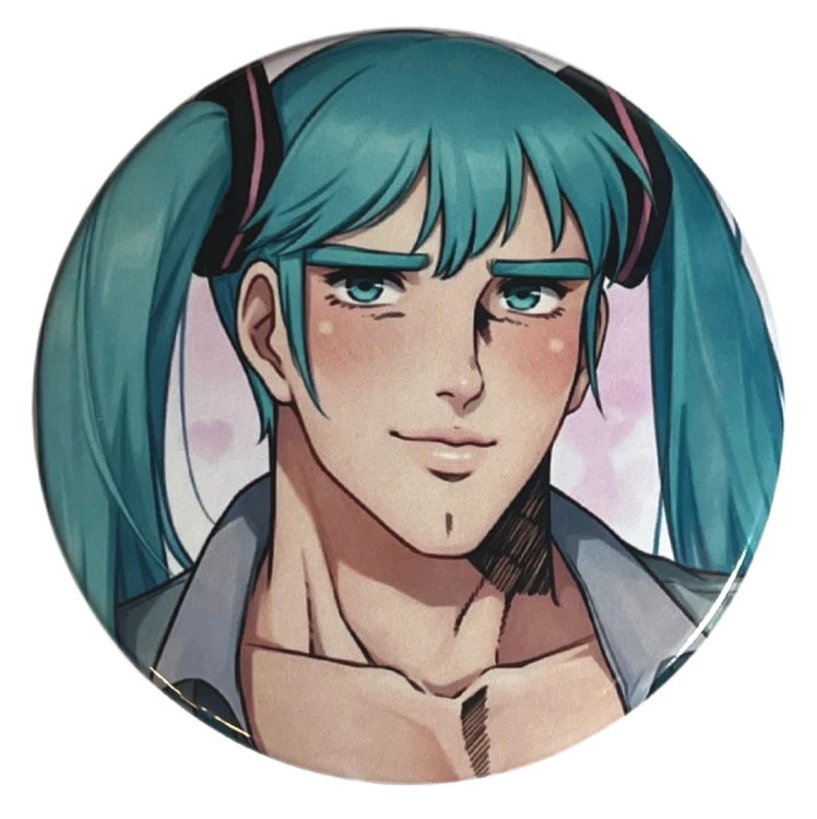 Przypinka button badzik badge Hatsune Miku Vocaloid ver.6 58mm
