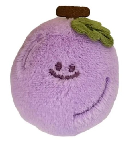 Brelok pluszowy kawaii fioletowa śliwka