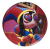 Magnes okrągły na lodówkę Pomni Digital Circus ver.2 58mm