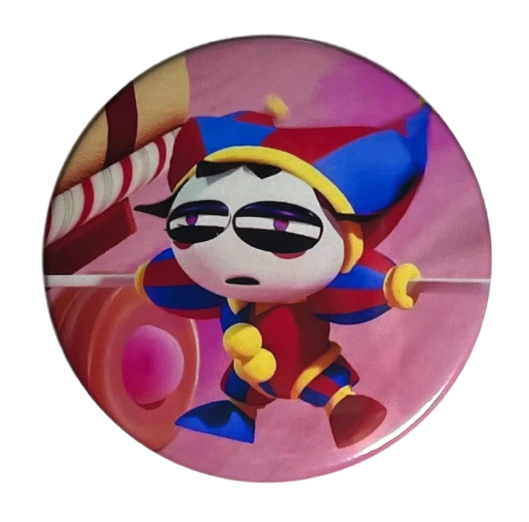 Przypinka button badzik badge Pomni Digital Circus ver.3 58mm