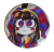 Przypinka button badzik badge Pomni Digital Circus ver.4 58mm