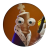 Przypinka button badzik badge Kingler Digital Circus ver.1 58mm