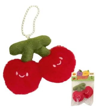 Brelok pluszowy kawaii wisienki wiśnie