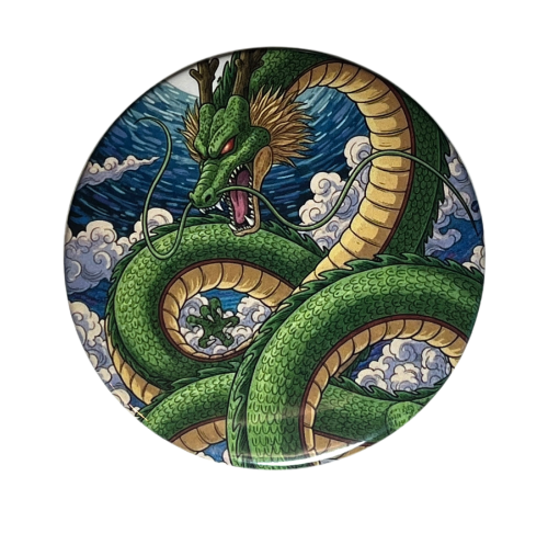 Przypinka button badzik badge Smok Shenlong Dragon Ball ver.1 58mm