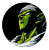 Przypinka button badzik badge Szatan Serduszko Piccolo Dragon Ball ver.1 58mm