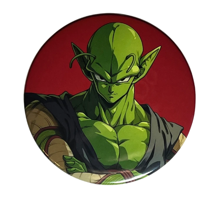 Przypinka button badzik badge Szatan Serduszko Piccolo Dragon Ball ver.2 58mm