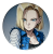 Przypinka button badzik badge C 18 Android 18 Dragon Ball ver.1 58mm