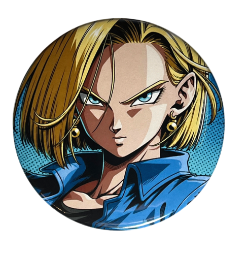 Magnes okrągły na lodówkę C 18 Android 18 Dragon Ball ver.2 58mm