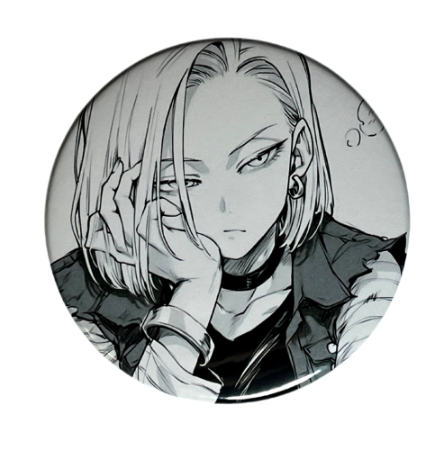 Przypinka button badzik badge C 18 Android 18 Dragon Ball ver.3 58mm