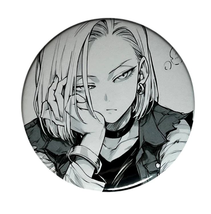 Przypinka button badzik badge C 18 Android 18 Dragon Ball ver.3 58mm