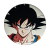 Magnes okrągły na lodówkę Songo Goku Dragon Ball ver.1 58mm