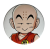 Magnes okrągły na lodówkę Krilan Krillin Dragon Ball ver.1 58mm