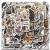 Naklejki winylowe Wlepy Średniowieczne Odklejki 60 sztuk STICKERBOMB