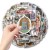 Naklejki winylowe Wlepy Średniowieczne Odklejki 60 sztuk STICKERBOMB