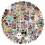 Naklejki winylowe Wlepy Toca Life World Toca Boca 60 sztuk STICKERBOMB