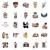 Naklejki winylowe Wlepy Toca Life World Toca Boca 60 sztuk STICKERBOMB