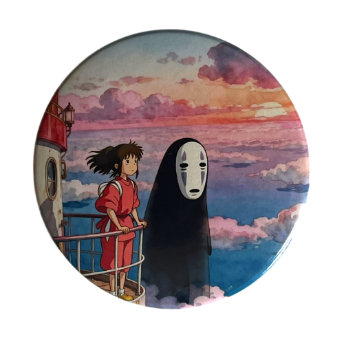 Magnes okrągły na lodówkę Chihiro No Face Spirited Away ver. 2 58mm