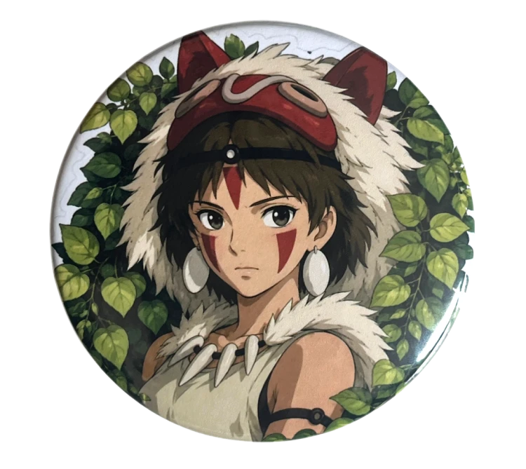 Magnes okrągły na lodówkę San Księżniczka Mononoke Ghibli ver. 2 58mm