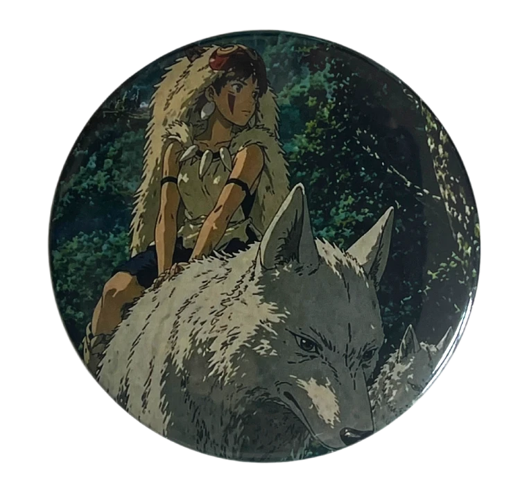 Magnes okrągły na lodówkę San Księżniczka Mononoke Ghibli ver. 3 58mm