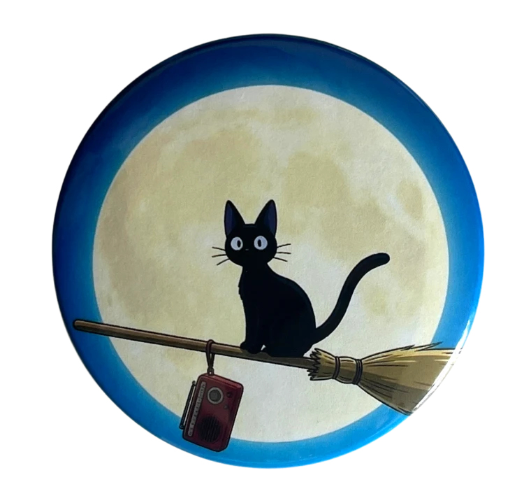 Magnes okrągły na lodówkę Jiji Podniebna Poczta Kiki Ghibli ver. 1 58mm