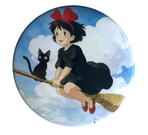 Magnes okrągły na lodówk Jiji Podniebna Poczta Kiki Ghibli ver. 2 58mm