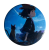 Magnes okrągły na lodówk Jiji Podniebna Poczta Kiki Ghibli ver. 3 58mm