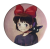 Magnes okrągły na lodówkę Jiji Podniebna Poczta Kiki Ghibli ver. 4 58mm