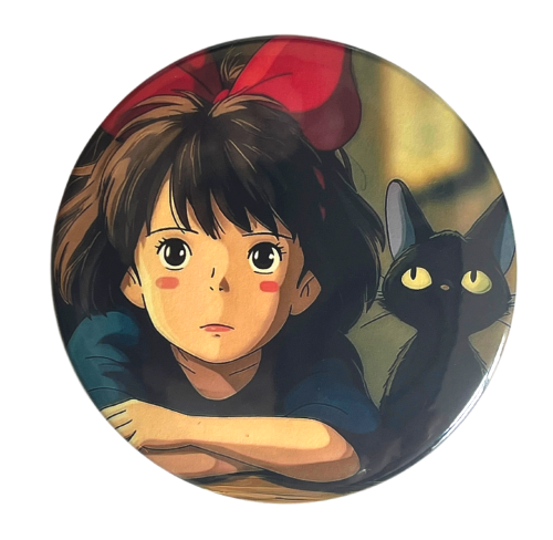 Magnes okrągły na lodówkę Jiji Podniebna Poczta Kiki Ghibli ver. 5 58mm