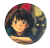 Magnes okrągły na lodówkę Jiji Podniebna Poczta Kiki Ghibli ver. 5 58mm