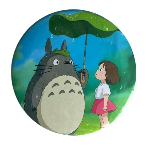 Magnes okrągły na lodówkę Mój sąsiad Totoro Studio Ghibli ver. 1 58mm