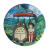 Przypinka button badzik badge Mój sąsiad Totoro Studio Ghibli ver. 2 58mm