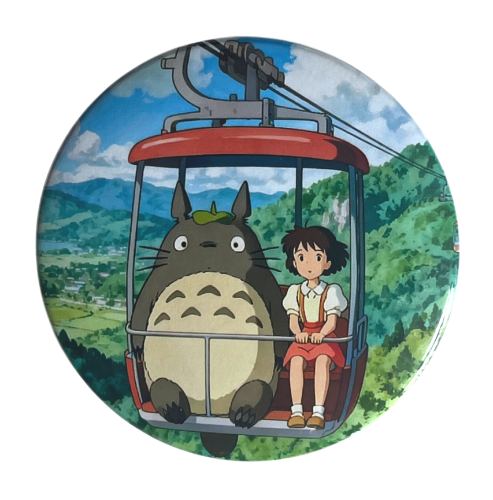 Magnes okrągły na lodówkę Mój sąsiad Totoro Studio Ghibli ver. 2 58mm