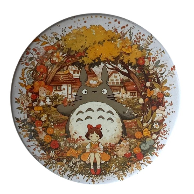 Przypinka button badzik badge Mój sąsiad Totoro Studio Ghibli ver. 4 58mm