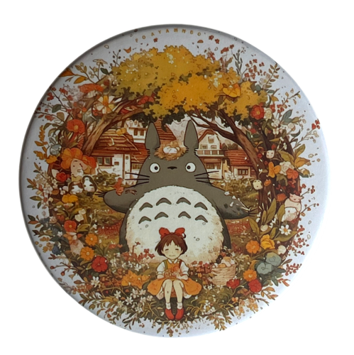 Magnes okrągły na lodówkę Mój sąsiad Totoro Studio Ghibli ver. 4 58mm