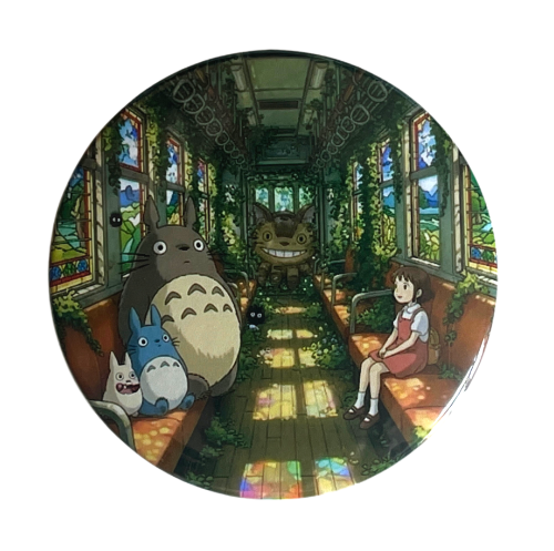 Przypinka button badzik badge Mój sąsiad Totoro Studio Ghibli ver. 5 58mm