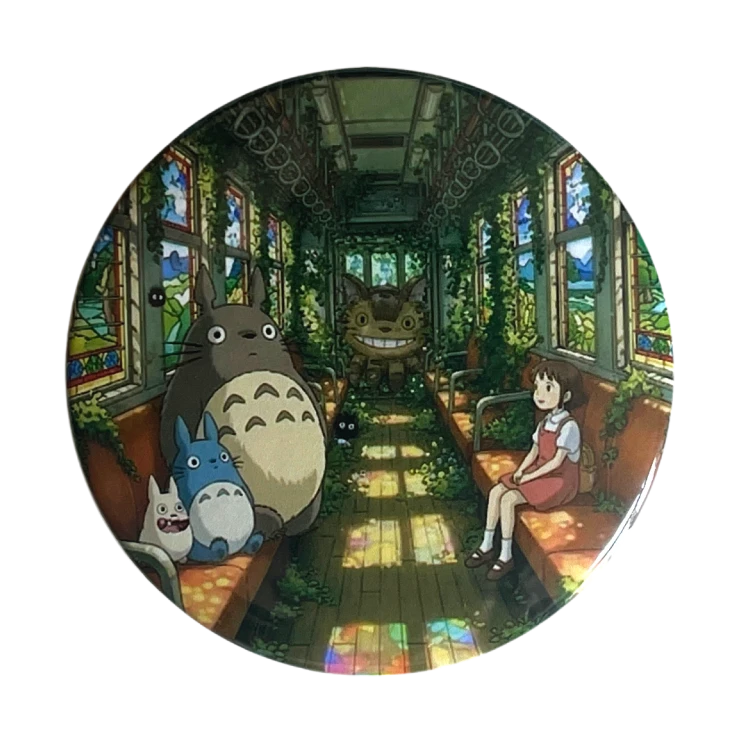 Magnes okrągły na lodówkę Mój sąsiad Totoro Studio Ghibli ver. 5 58mm