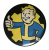 Magnes okrągły na lodówkę Vault Boy Vault-Tec Fallout 58mm