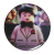 Magnes okrągły na lodówkę Died in Your Arms Meme Lego Batman 58mm