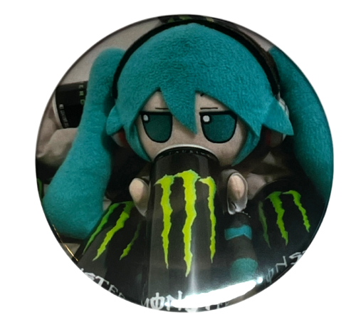 Magnes okrągły na lodówkę Hatsune Miku Vocaloid ver. 7 58mm