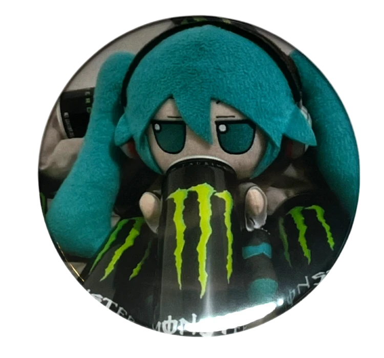 Magnes okrągły na lodówkę Hatsune Miku Vocaloid ver. 7 58mm