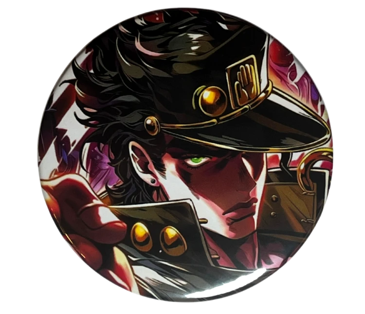 Magnes okrągły na lodówkę Jotaro Kujo ver. 1 JoJo's Bizarre Adventure 58mm