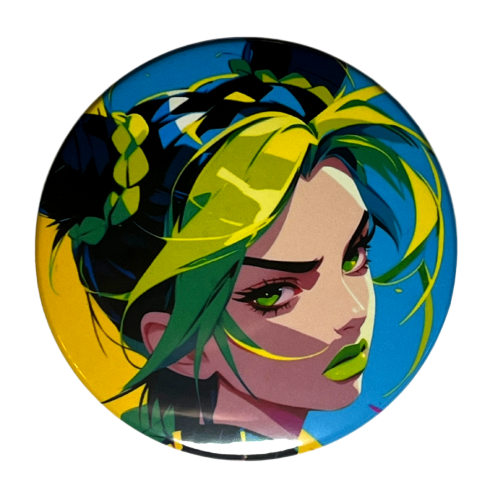 Magnes okrągły na lodówkę Jolyne Cujoh ver. 1 JoJo's Bizarre Adventure 58mm